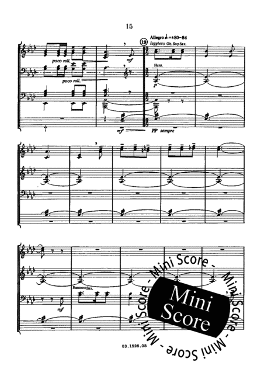 Limburg Fantasie Concert Band scores gallery preview page 17