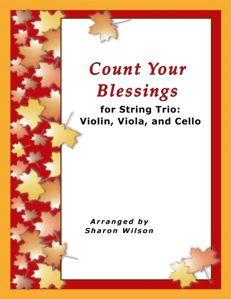 Count Your Blessings (for String Trio – Violin, Viola, and Cello) image number null