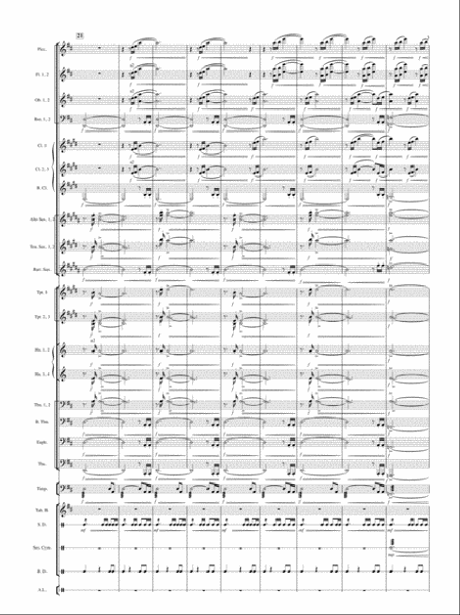 The Gettysburg Address w. Narrator Full Orchestra scores gallery preview page 4