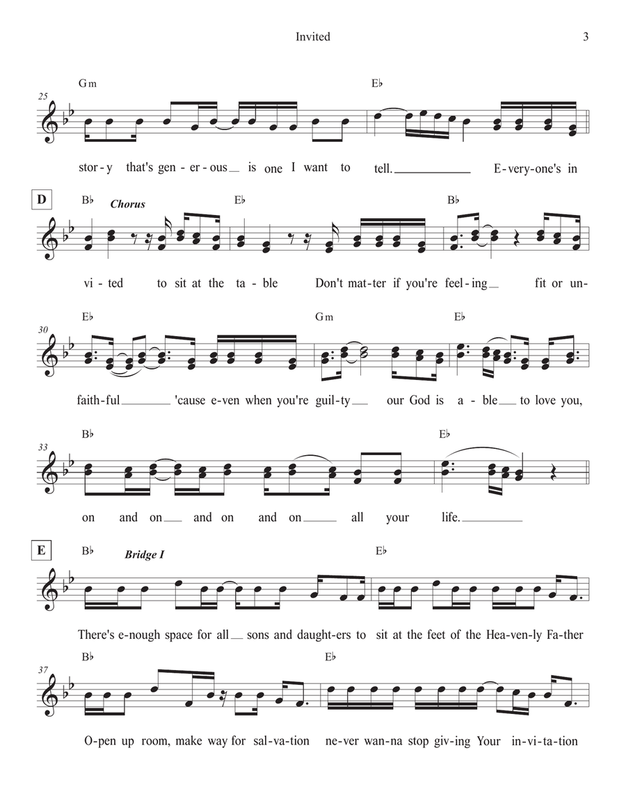 Invited Piano scores gallery preview page 3