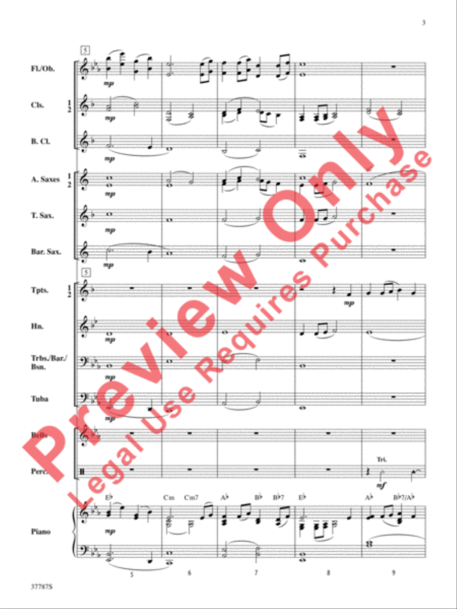 An Austrian Carol Concert Band scores gallery preview page 4