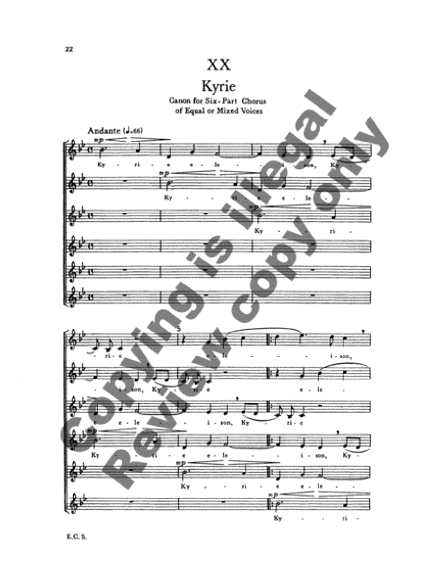 Epigrams and Epitaphs (21 Catches and Canons in 2-8 Parts) Choir scores gallery preview page 7