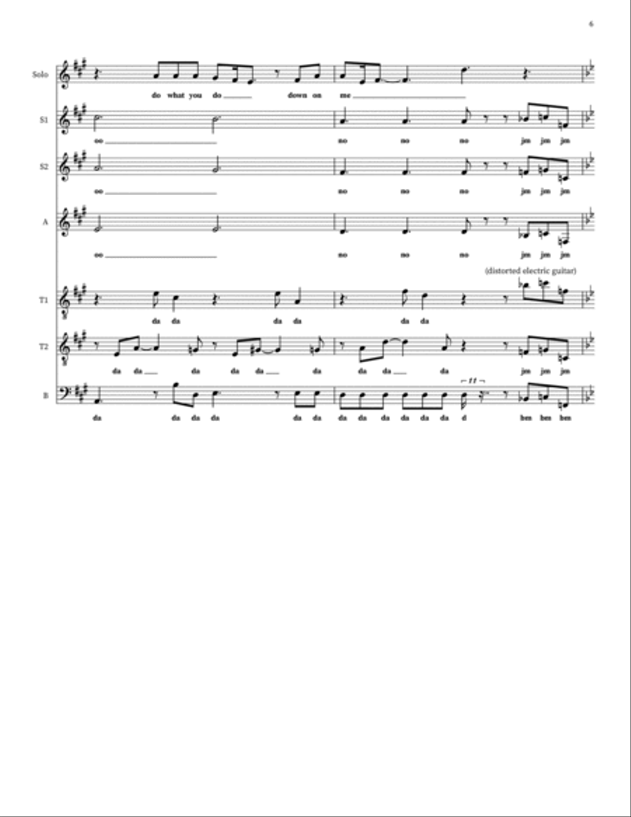 Cryin' Choir scores gallery preview page 6