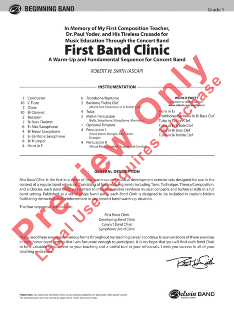 First Band Clinic image number null