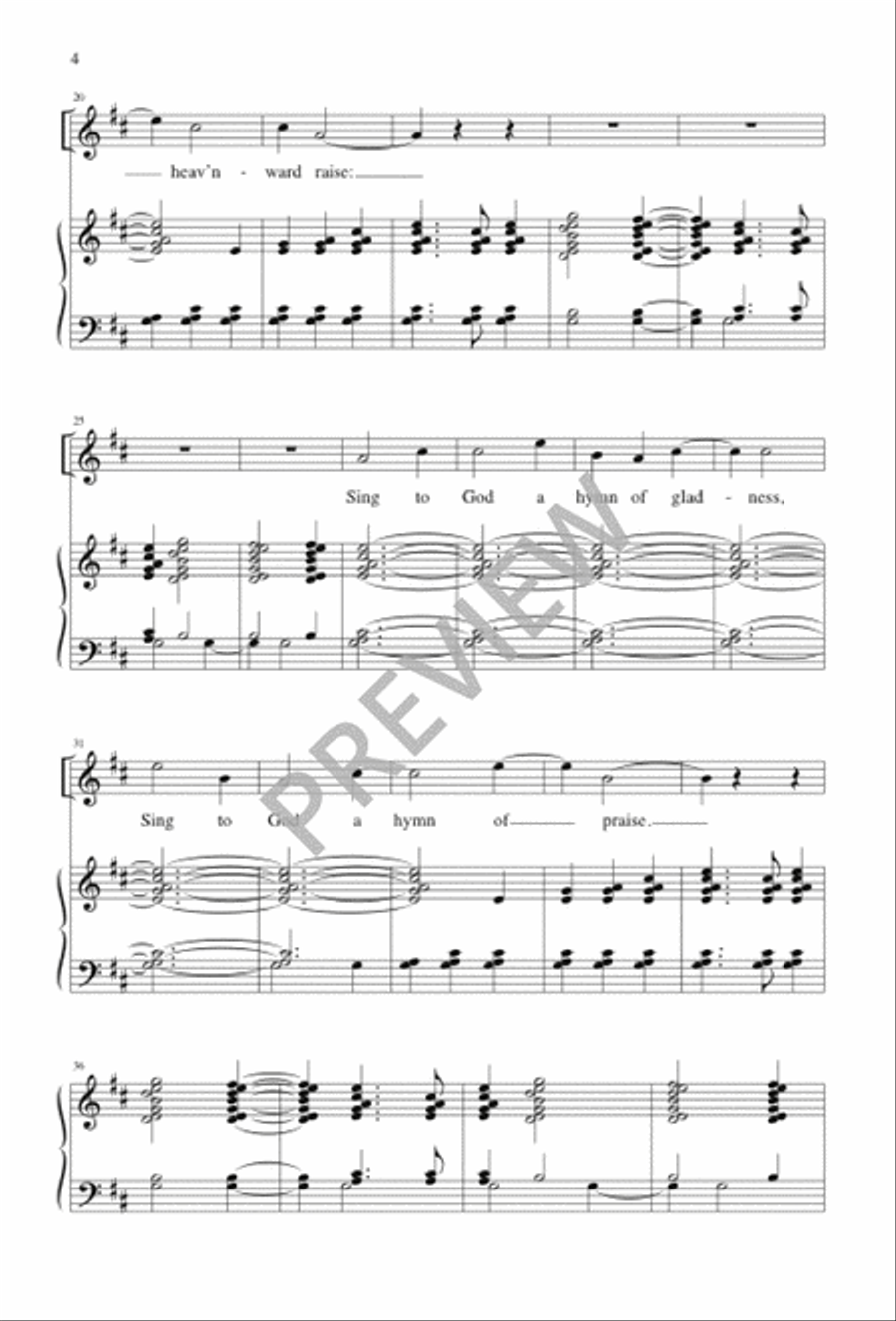 Alleluia! Alleluia! Hearts and Voices Heavenward Raise SA scores gallery preview page 3