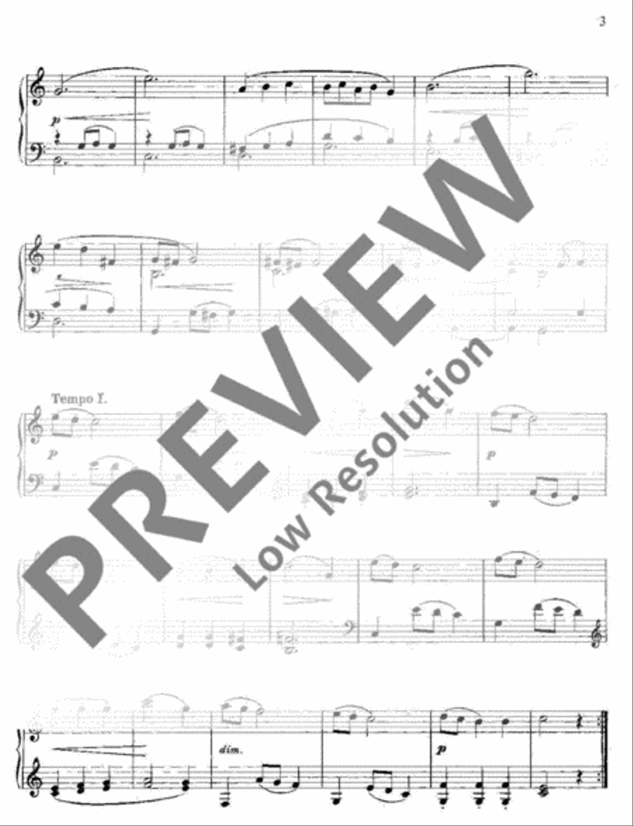 Ariettes 1/6 Piano Solo scores gallery preview page 4