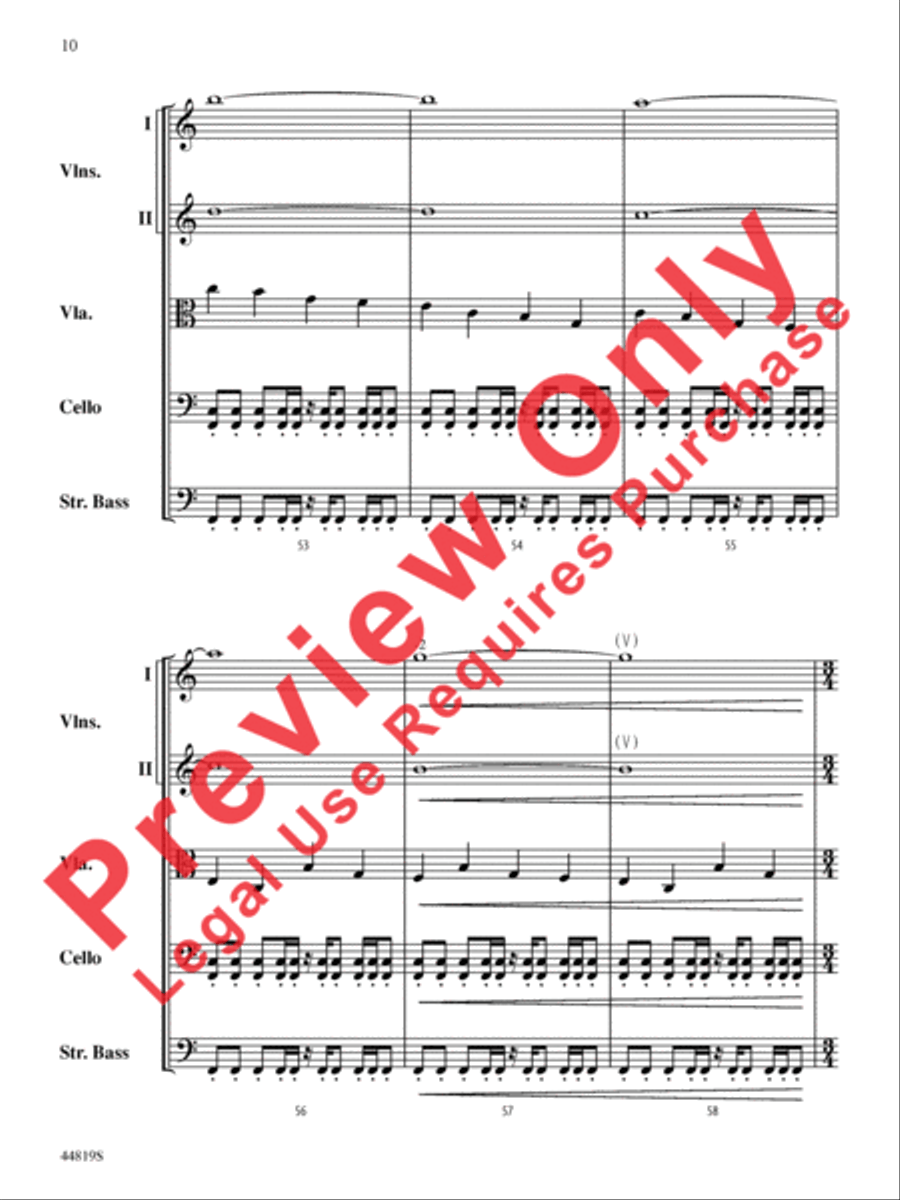 Falling Slowly (from the Motion Picture and Broadway Production Once) String Orchestra scores gallery preview page 11