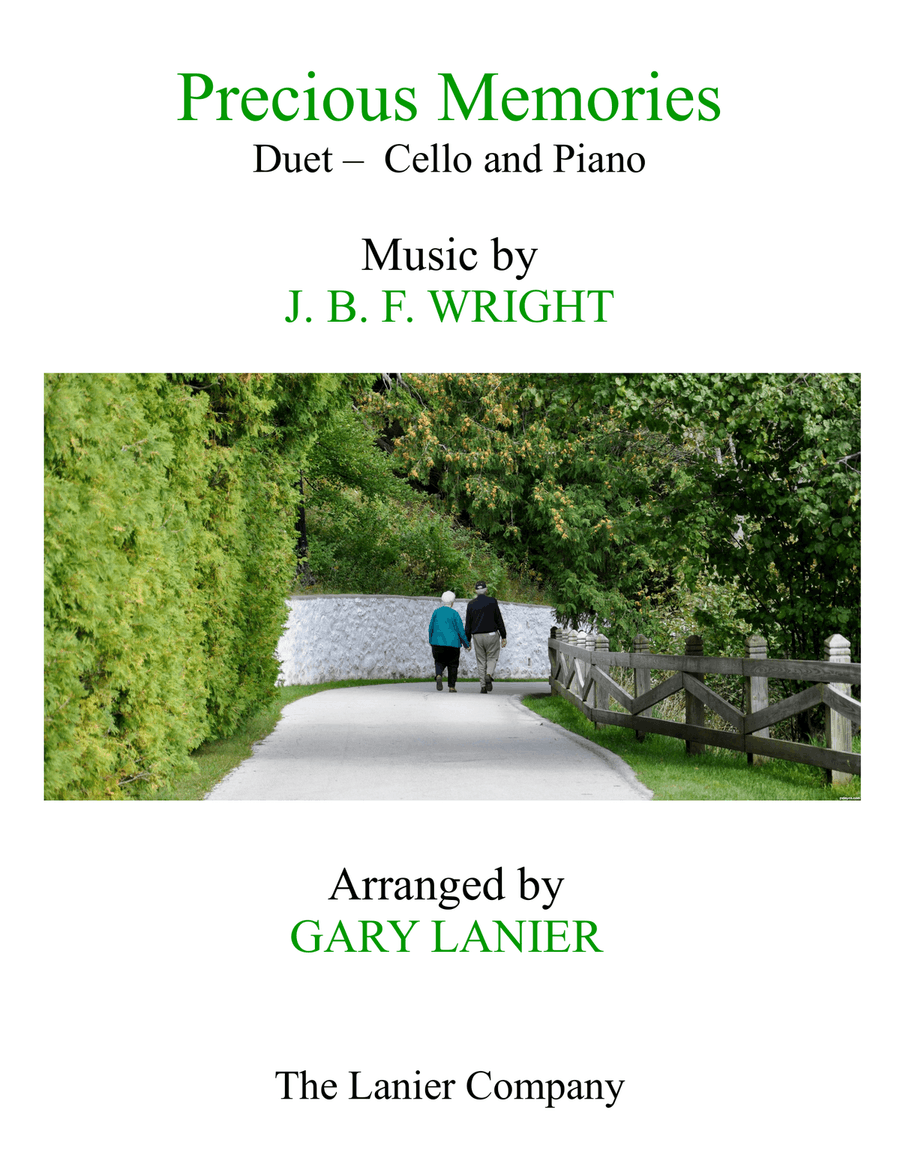 Precious Memories (Duet - Cello & Piano with Score/Part) Piano scores gallery preview page 1