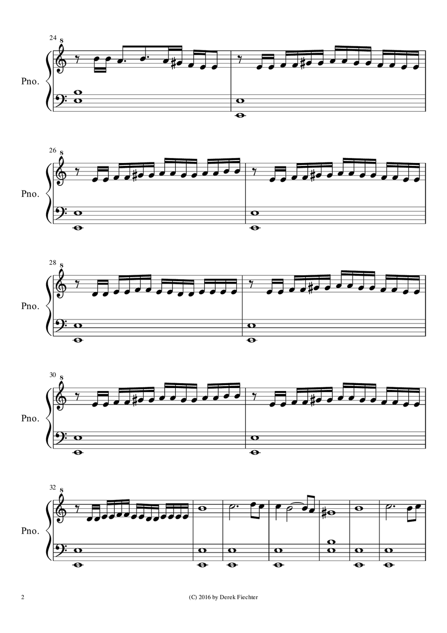 Pharaoh Ramses II Pharaoh Ramses II Piano Solo scores gallery preview page 2