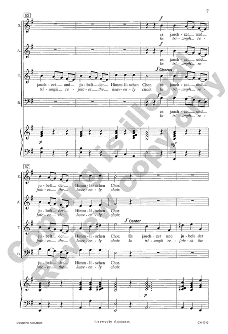 Deutsche Kedushah Deutsche Kedushah 4-Part scores gallery preview page 7