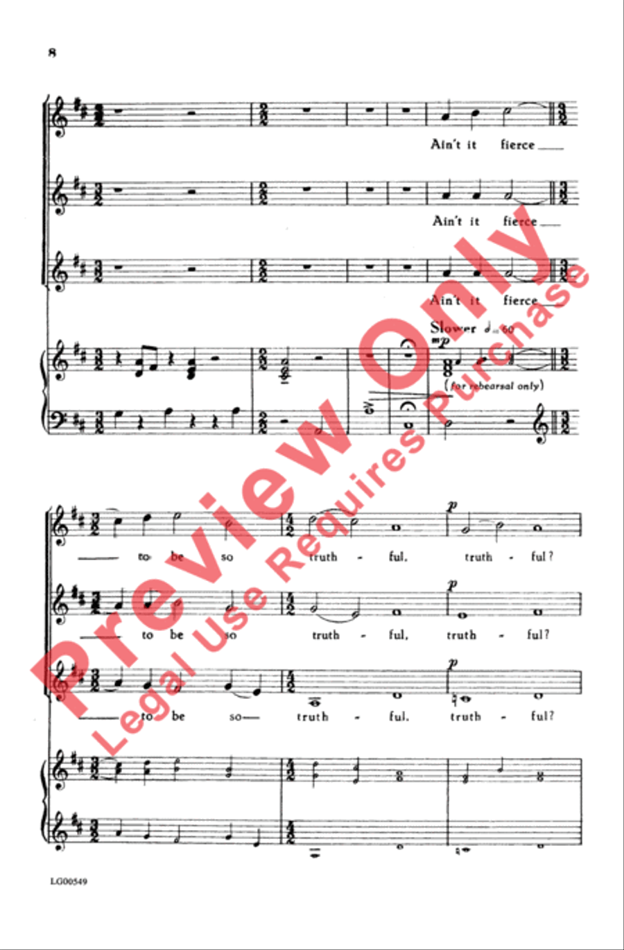 Beautiful Yet Truthful Beautiful Yet Truthful Women's Choir scores gallery preview page 8