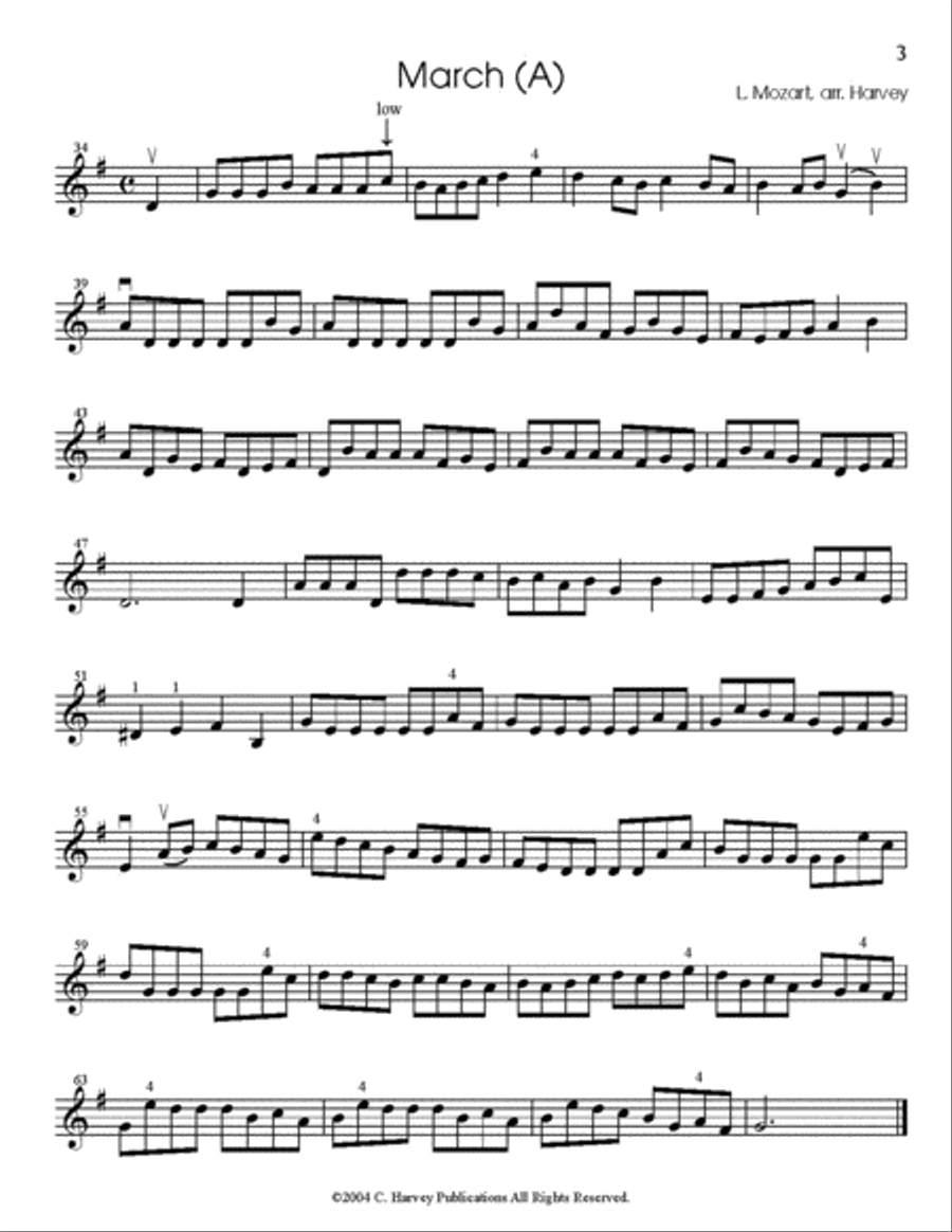 Warming Up for Violin, Book One Violin scores gallery preview page 3