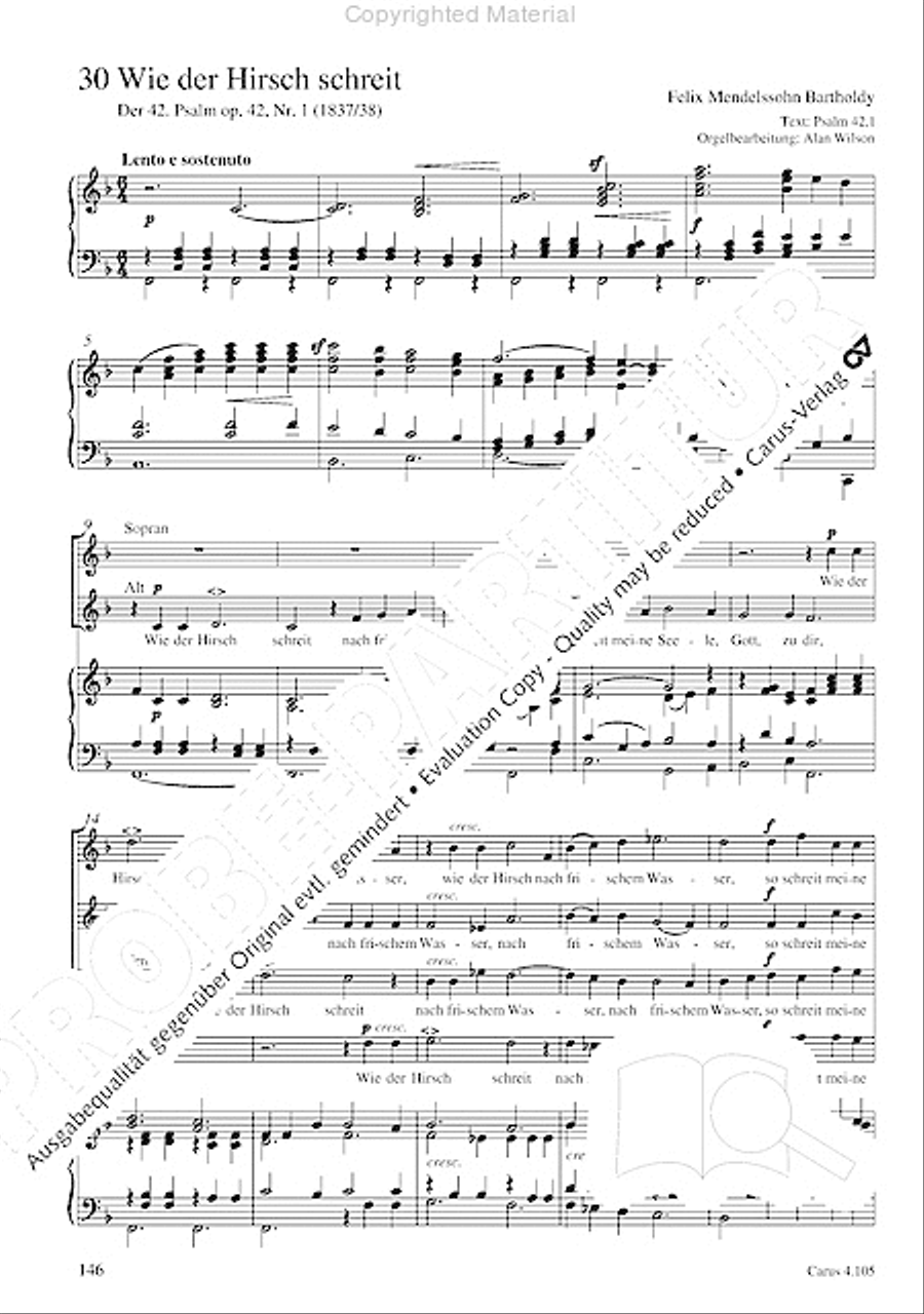 Choral collection Mendelssohn - editionchor Choir scores gallery preview page 147