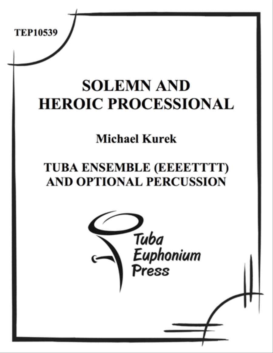 Solemn and Heroic Processional Tuba scores gallery preview page 1
