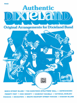 Book cover for Authentic Dixieland Piano