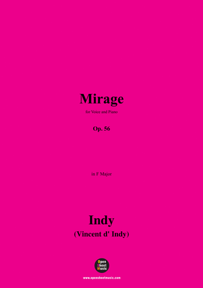 V. d' Indy-Mirage,Op.56,in F Major
