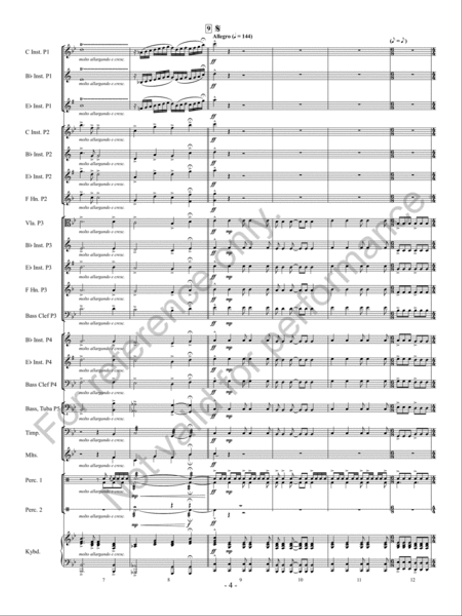 Antecedium Antecedium Concert Band scores gallery preview page 5