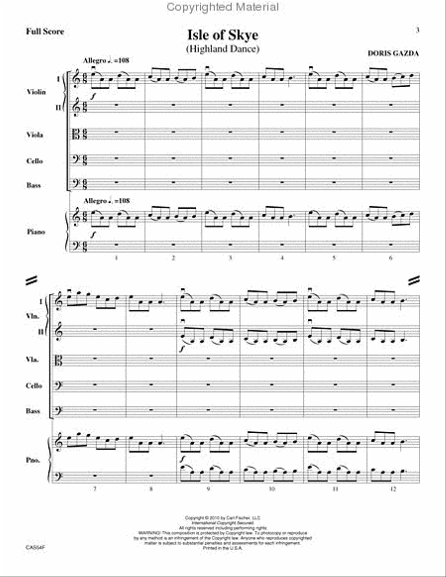 Isle of Skye String Orchestra scores gallery preview page 2