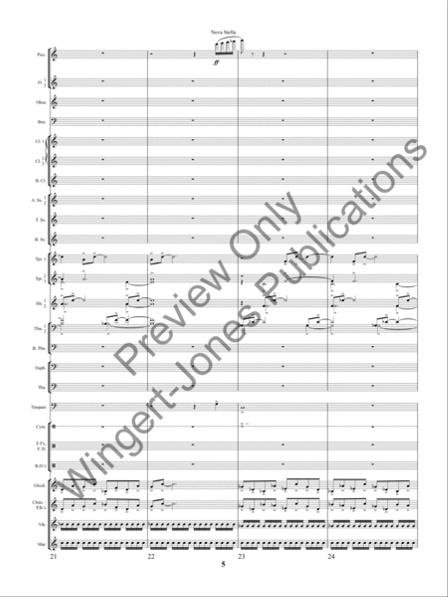 Nova Stella Concert Band scores gallery preview page 8