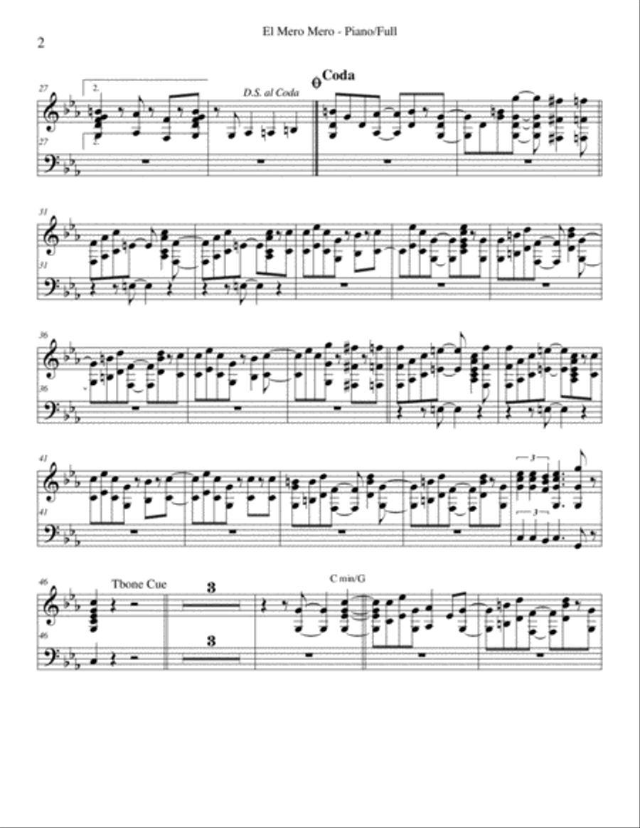 El Mero Mero Jazz Ensemble scores gallery preview page 6