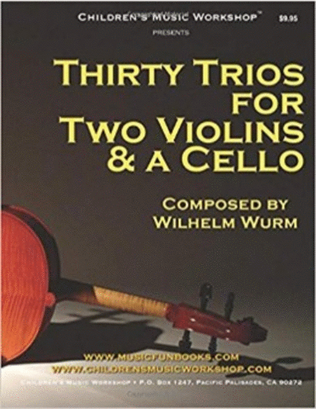 Book cover for Thirty Trios for 2 Violins & a Cello
