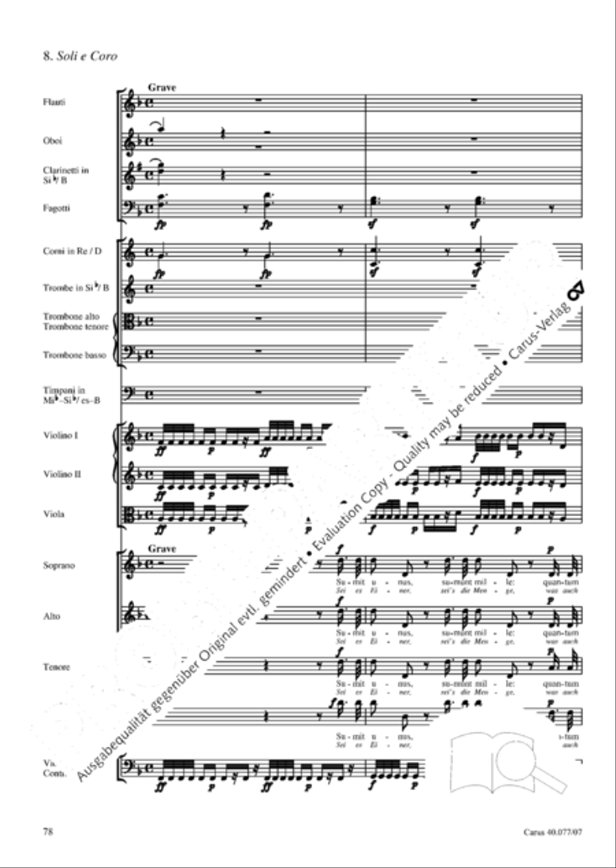 Lauda Sion 4-Part scores gallery preview page 91