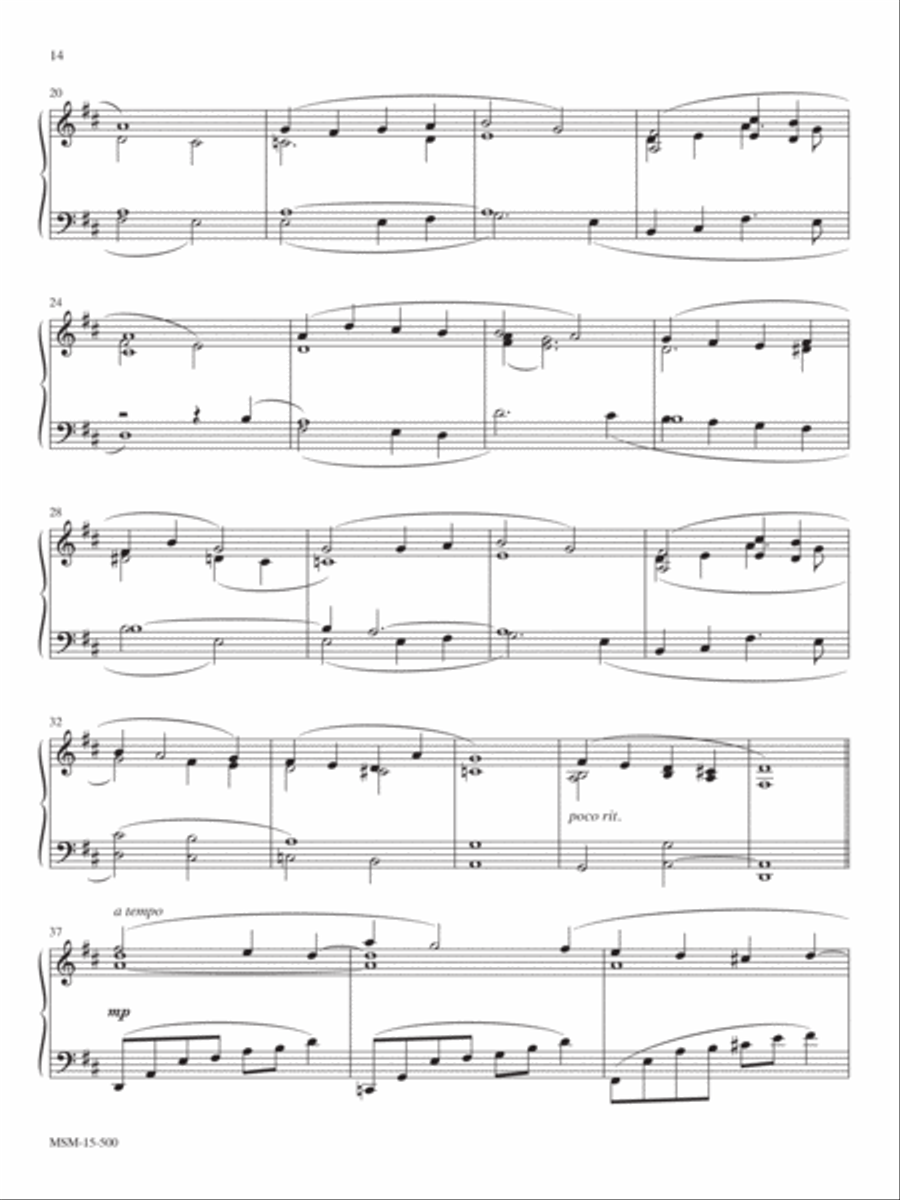 Here, O My Lord I See Thee Face to Face Piano Solo scores gallery preview page 2