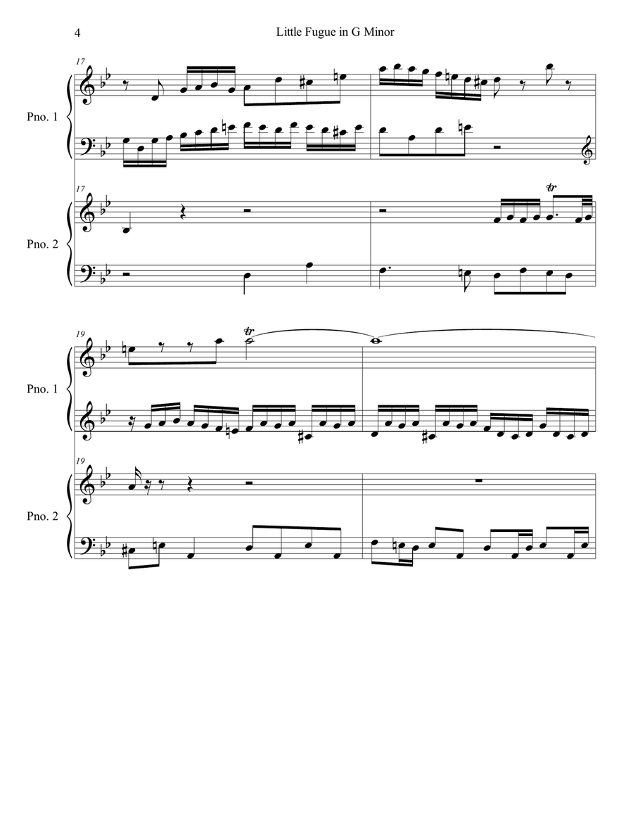 JS Bach, 