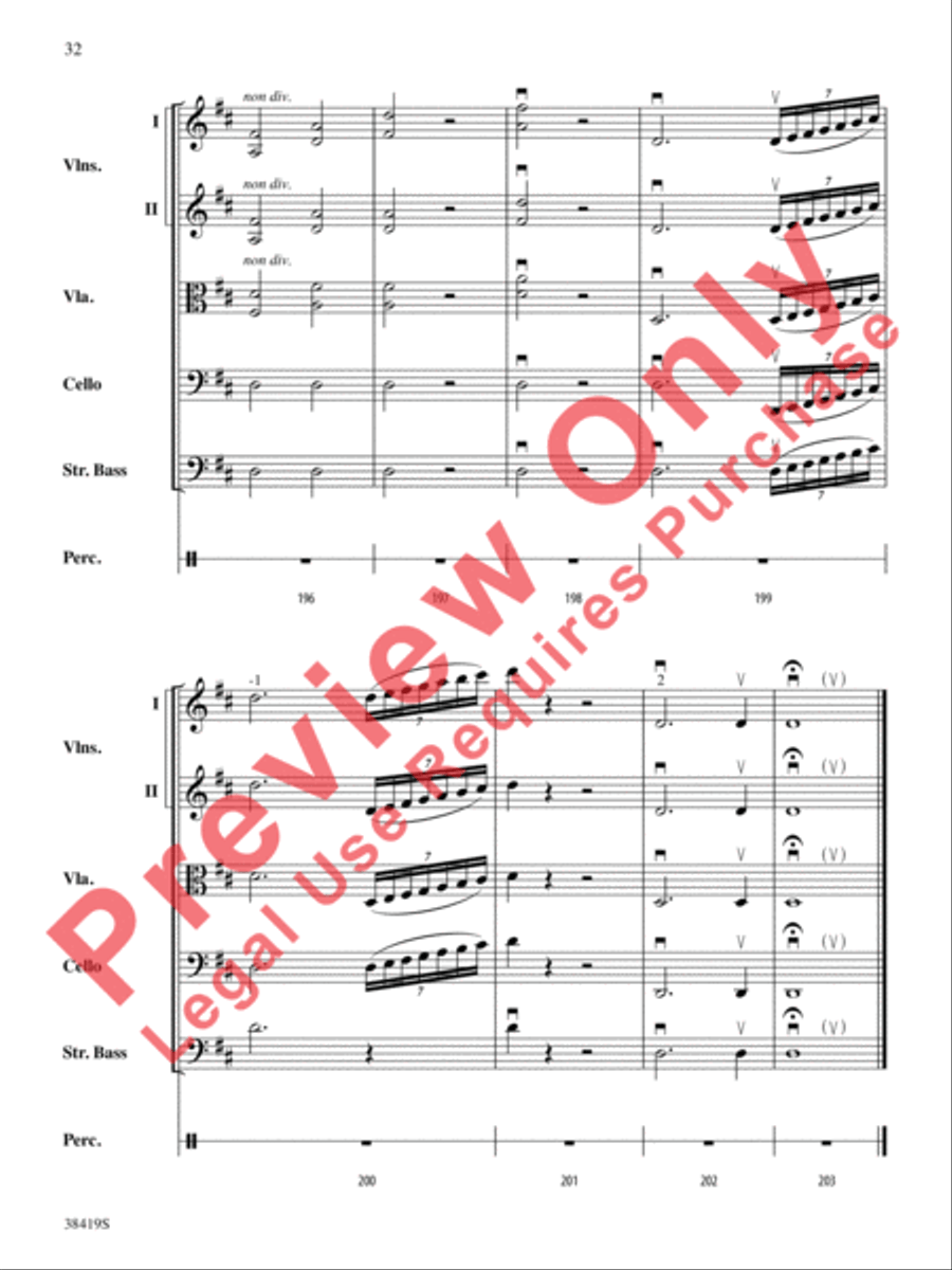 Highlights from the 1812 Overture String Orchestra scores gallery preview page 33