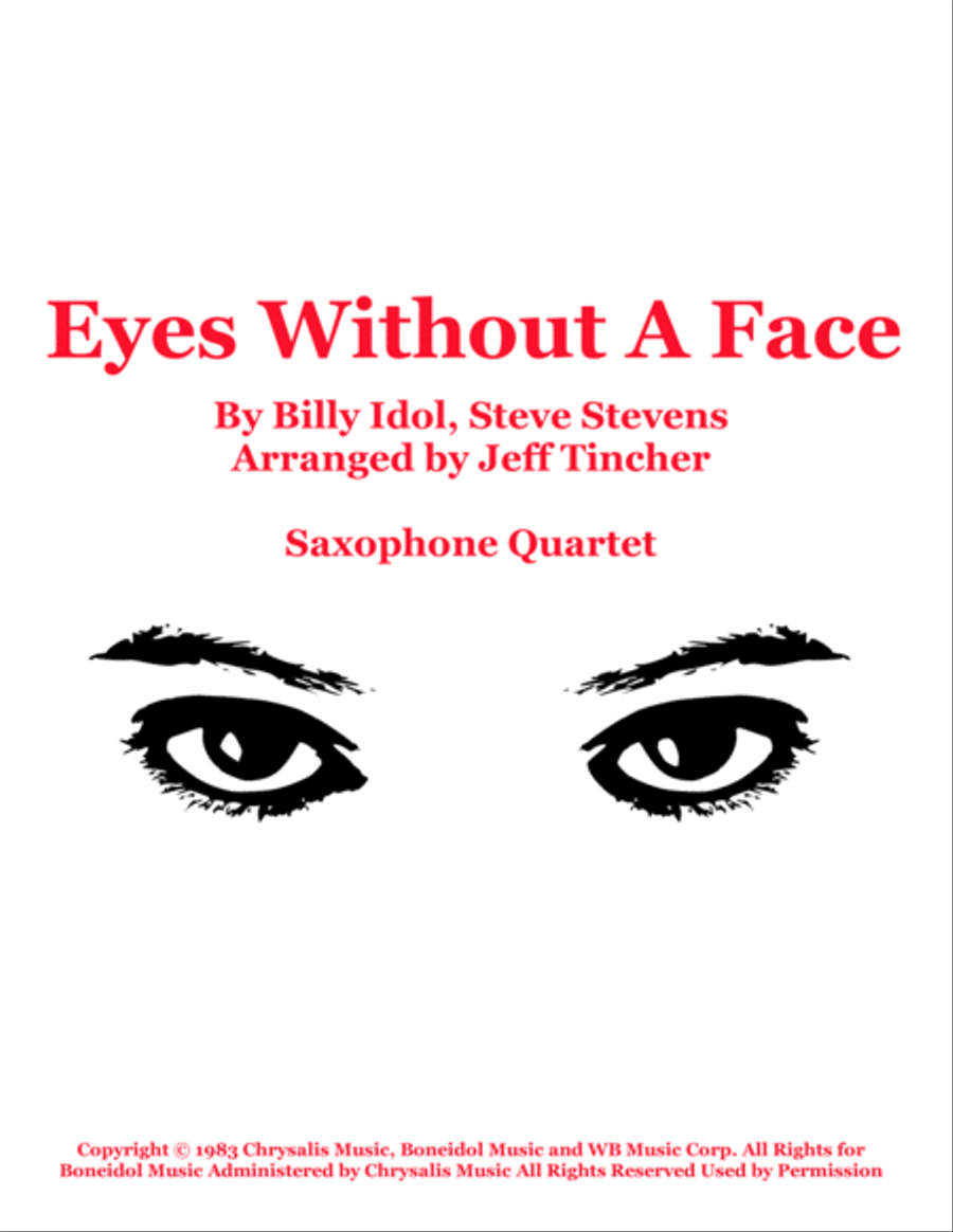 Eyes Without A Face Woodwind Quartet scores gallery preview page 1