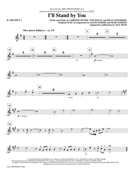 I'll Stand By You - Bb Trumpet 1