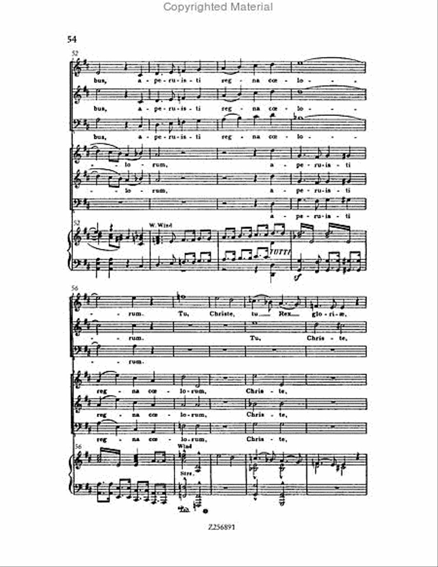 Te Deum, H 118 Choir scores gallery preview page 54