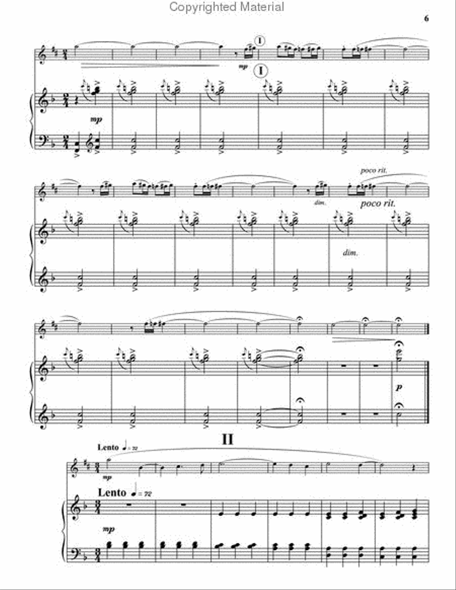 Sonata for Saxophone Sonata for Saxophone Piano Accompaniment scores gallery preview page 3