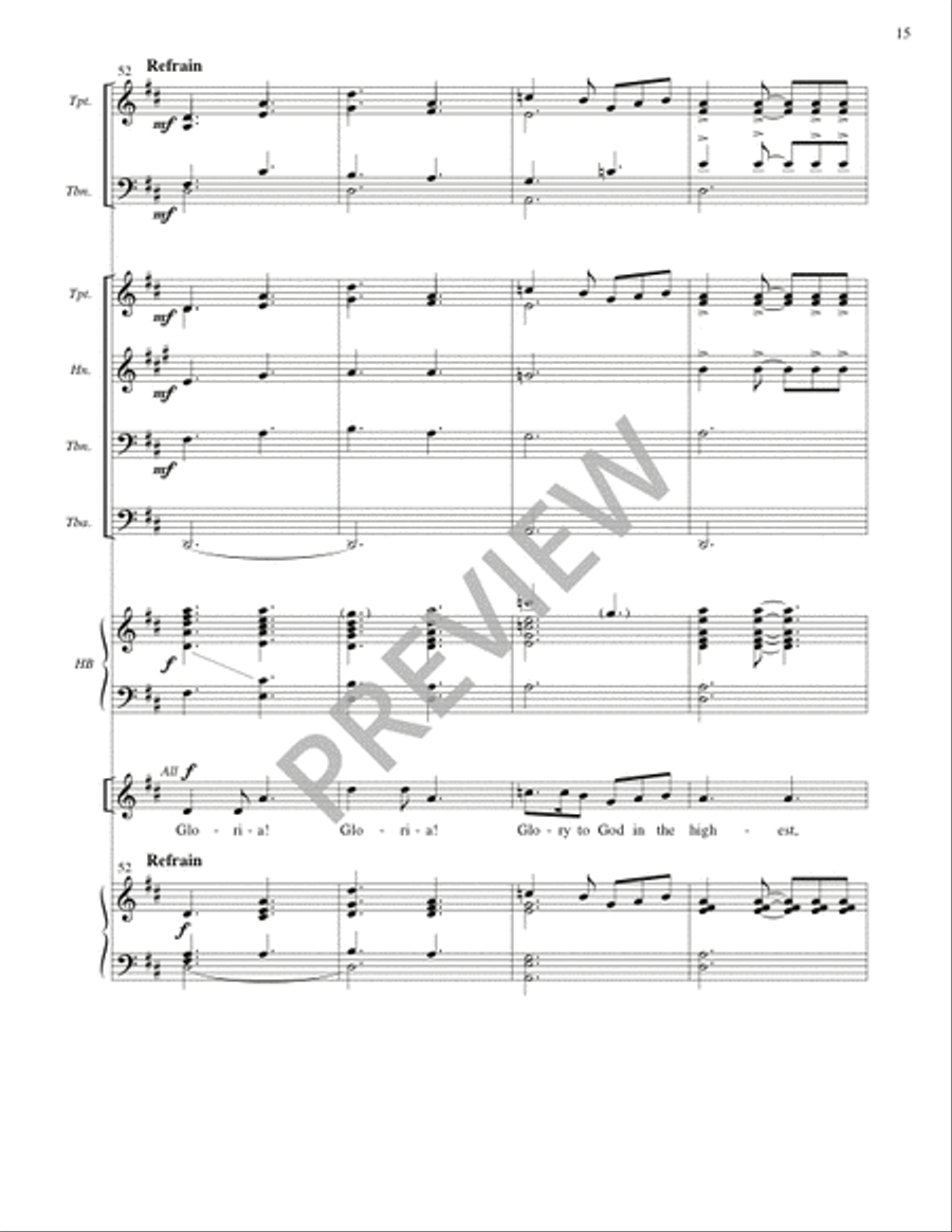 Missa Pacem (Full Score) Missa Pacem (Full Score) 4-Part scores gallery preview page 16