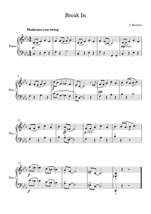 Easy Beginner Piano Pieces; No. 4 "Break In"