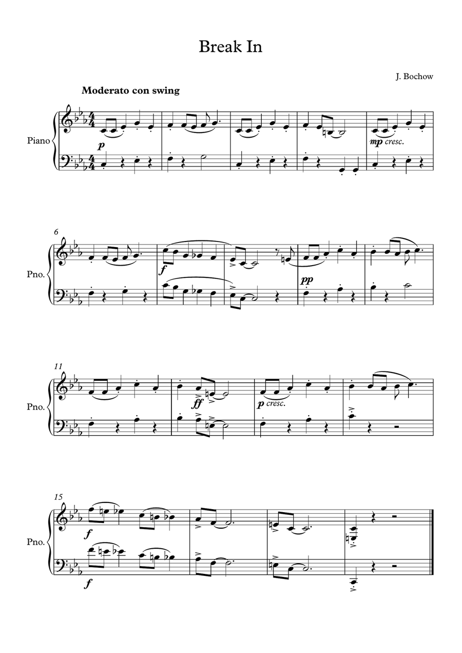Easy Beginner Piano Pieces; No. 4 