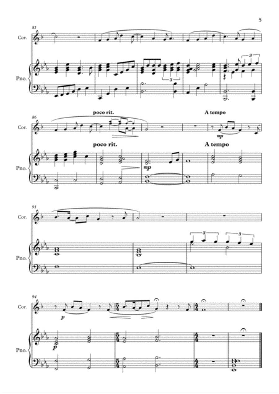 My House Trumpet Solo scores gallery preview page 5