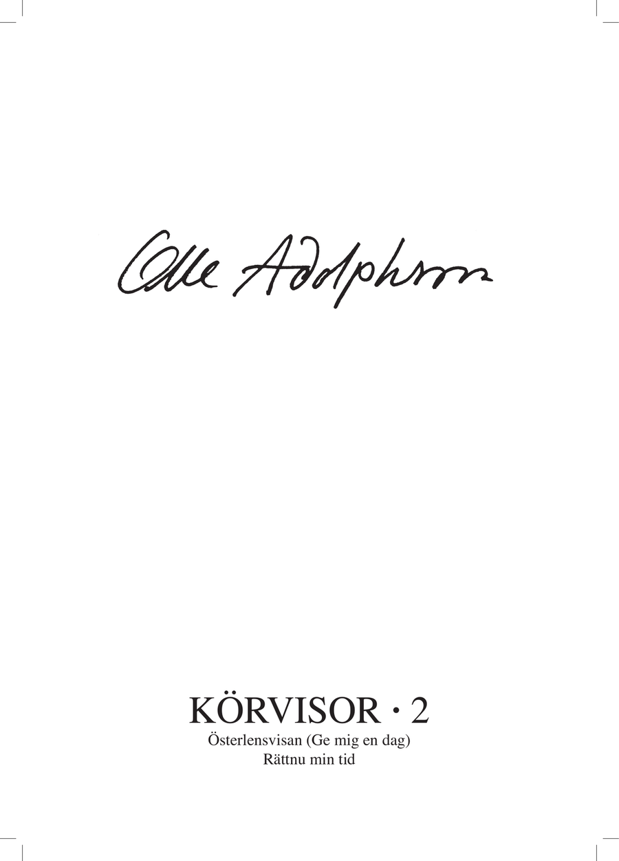 Körvisor 2
