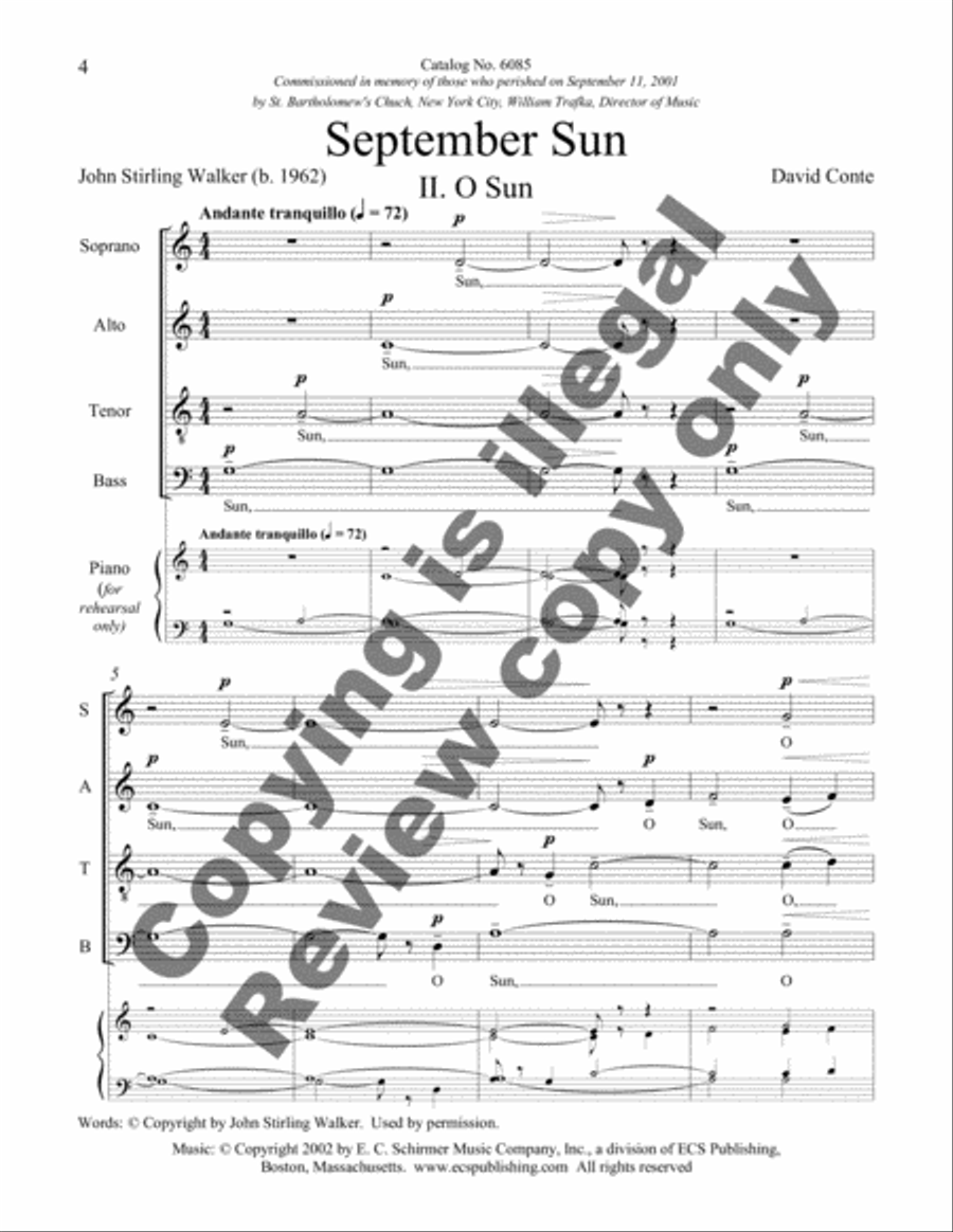 September Sun Divisi scores gallery preview page 10