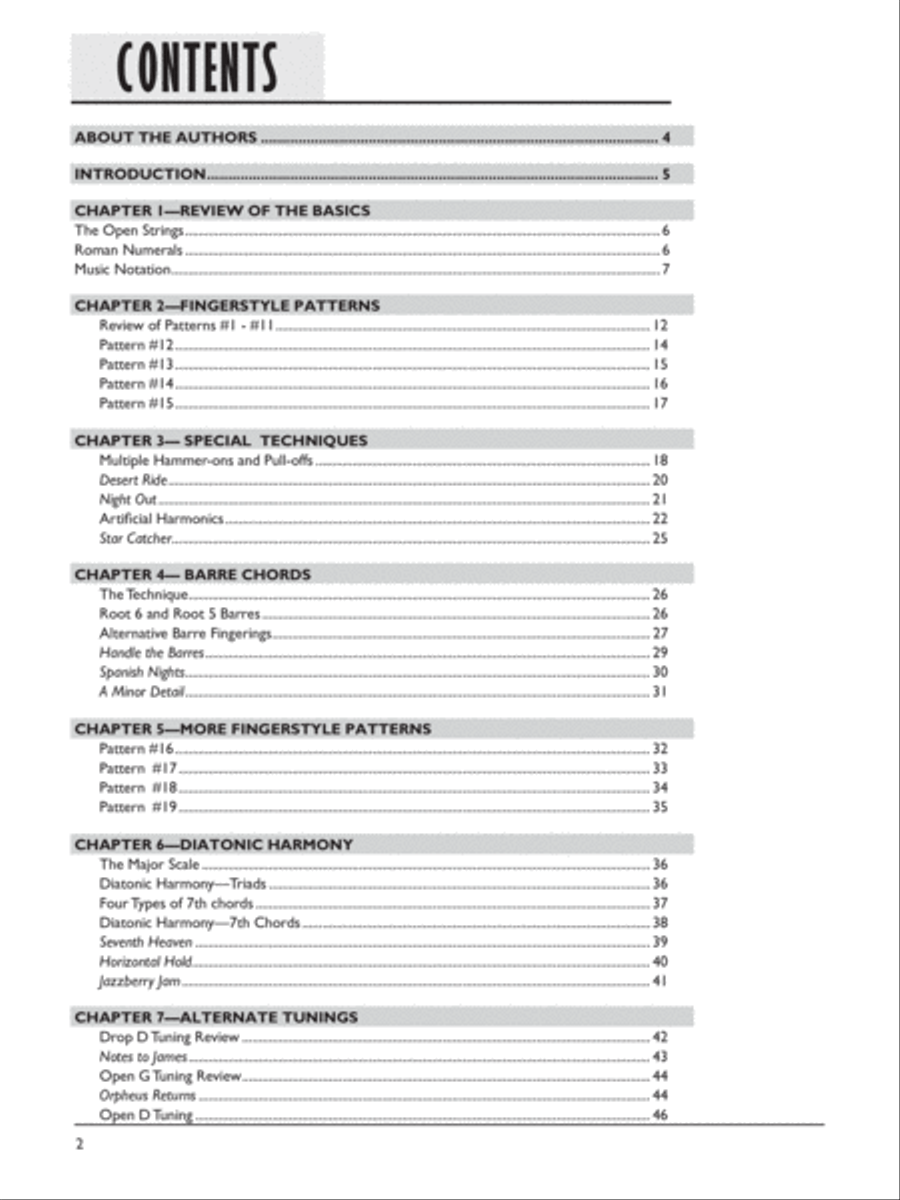 Complete Fingerstyle Guitar Method: Intermediate Fingerstyle Guitar Acoustic Guitar scores gallery preview page 2