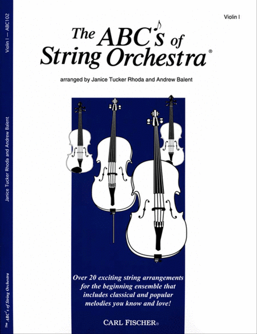 ABC's of String Orchestra (1st violin) String Orchestra scores gallery preview page 1