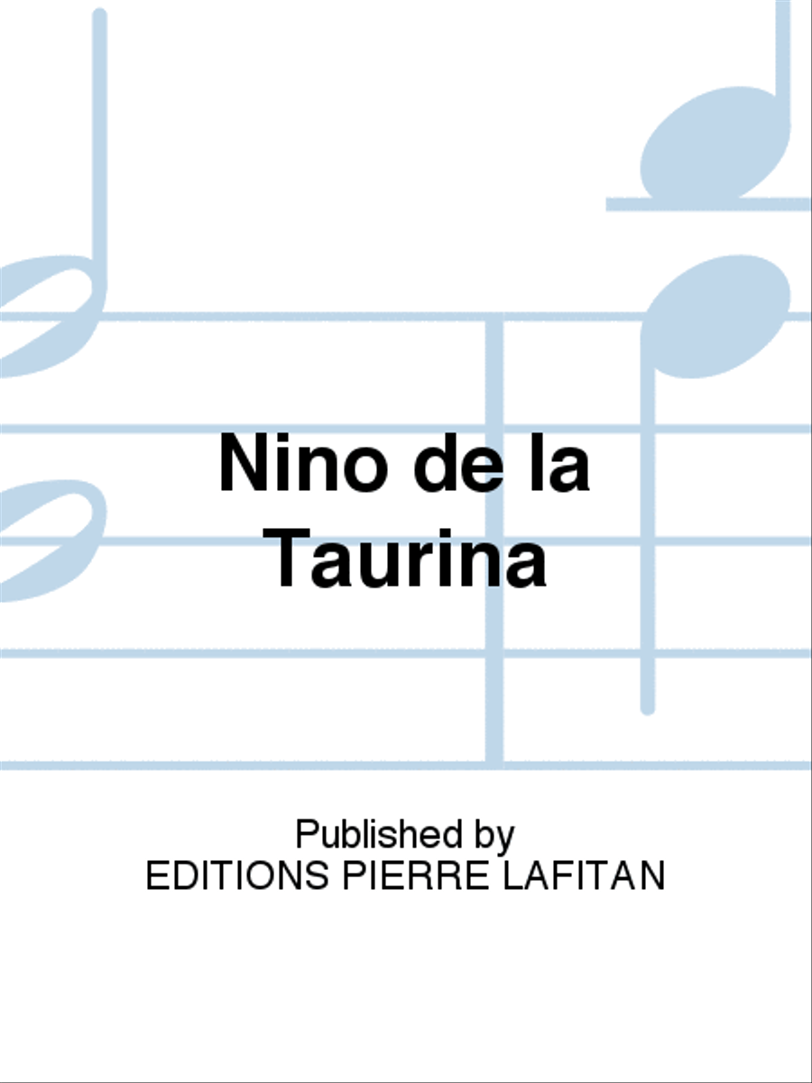 Niño de la Taurina Concert Band scores gallery preview page 1