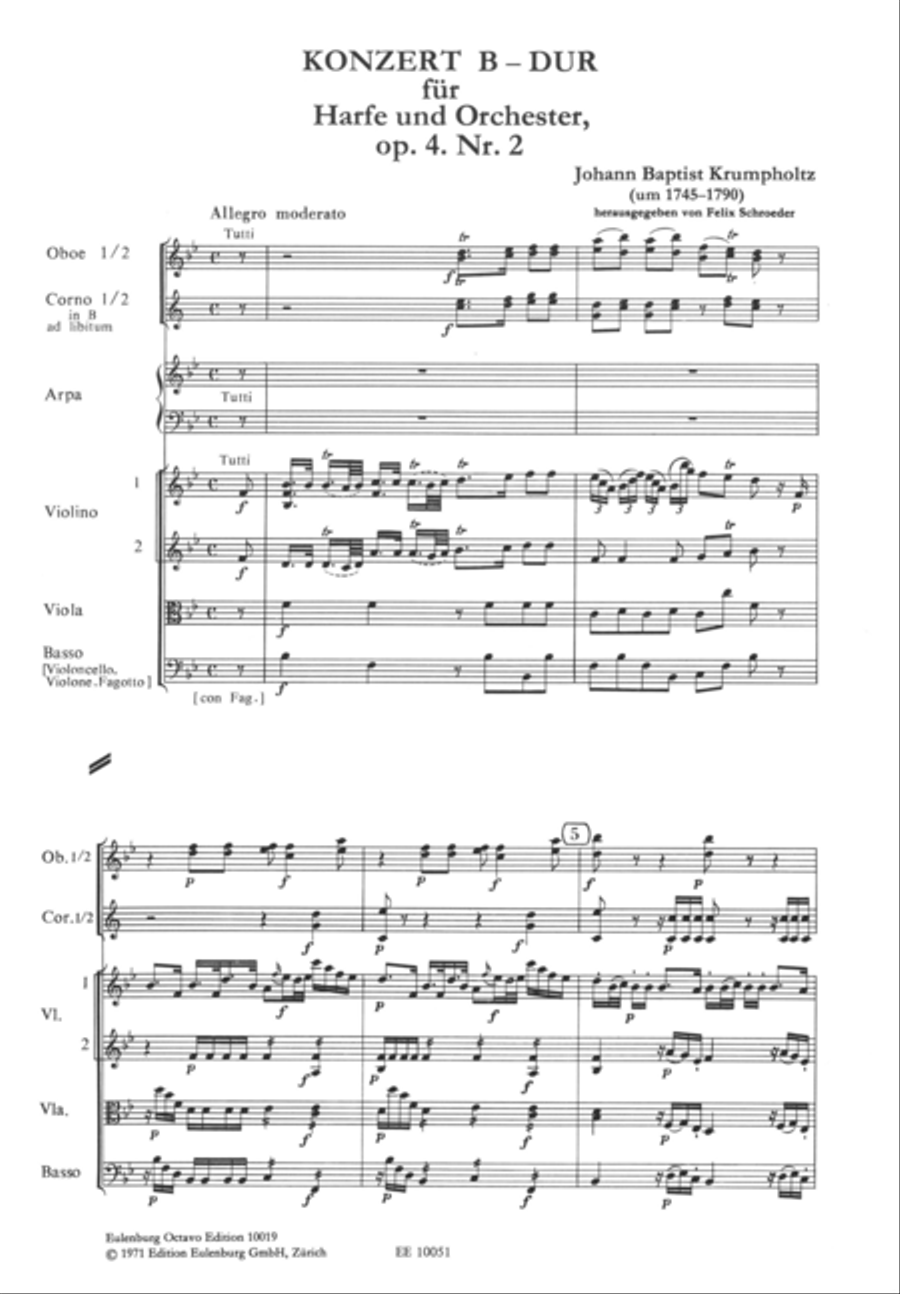 Concerto for harp Chamber Orchestra scores gallery preview page 2