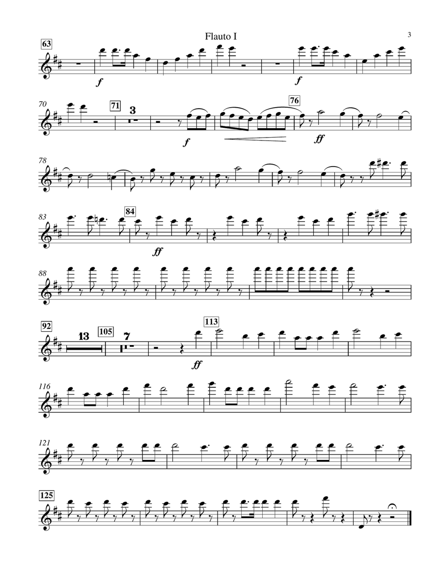 Tchaikovsky (arr. Lee): Pique Dame (The Queen of Spades) Suite, Op. 68, Set of Parts Full Orchestra scores gallery preview page 6