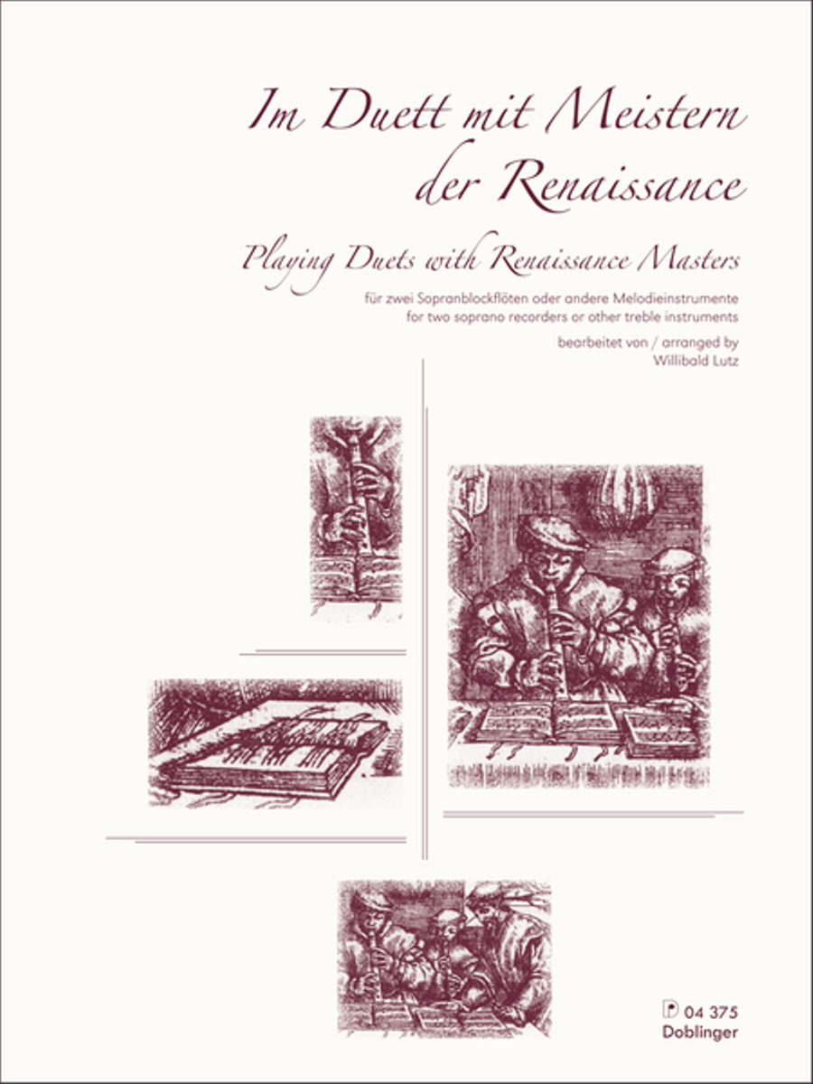Im Duett mit Meistern der Renaissance Recorder scores gallery preview page 1