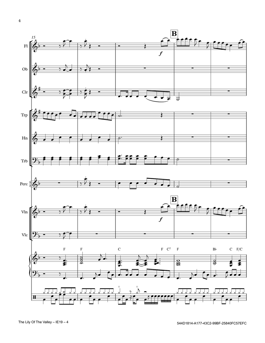 The Lily Of The Valley The Lily Of The Valley Full Orchestra scores gallery preview page 4