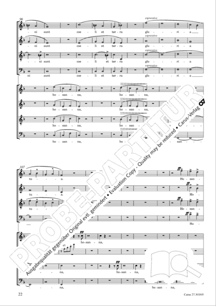 Messa da Requiem 4-Part scores gallery preview page 23