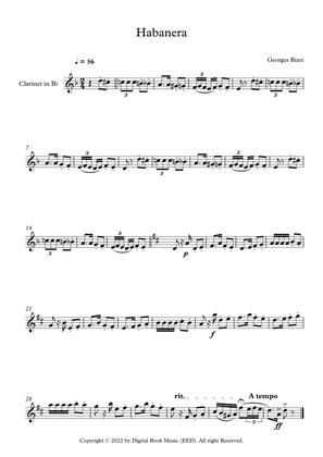 Habanera - Georges Bizet (Clarinet)