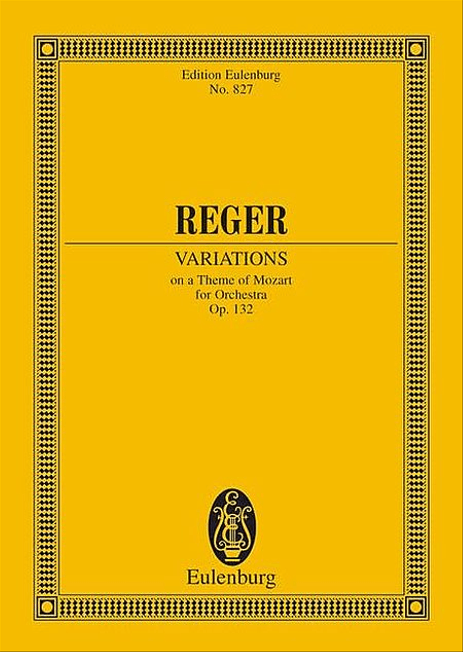 Mozart Variations, Op. 132 Orchestra scores gallery preview page 1