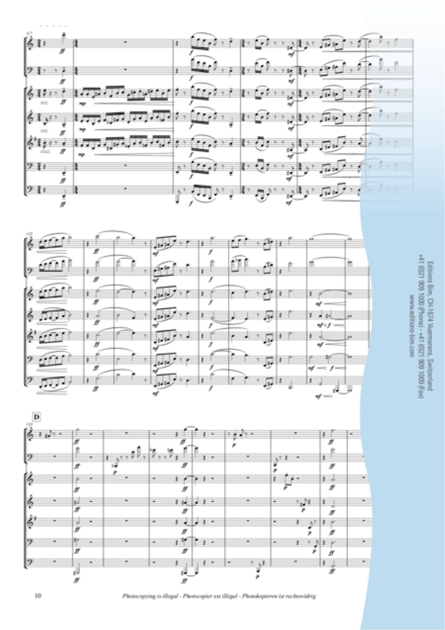 Groundhog Mamba Brass Quintet scores gallery preview page 9